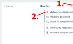 VKontakte conversation - what it is and how to use How to open a conversation