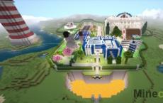 Maps for minecraft 1.12 2nd house.  Map Mega Redstone House - a large mechanical house in Minecraft